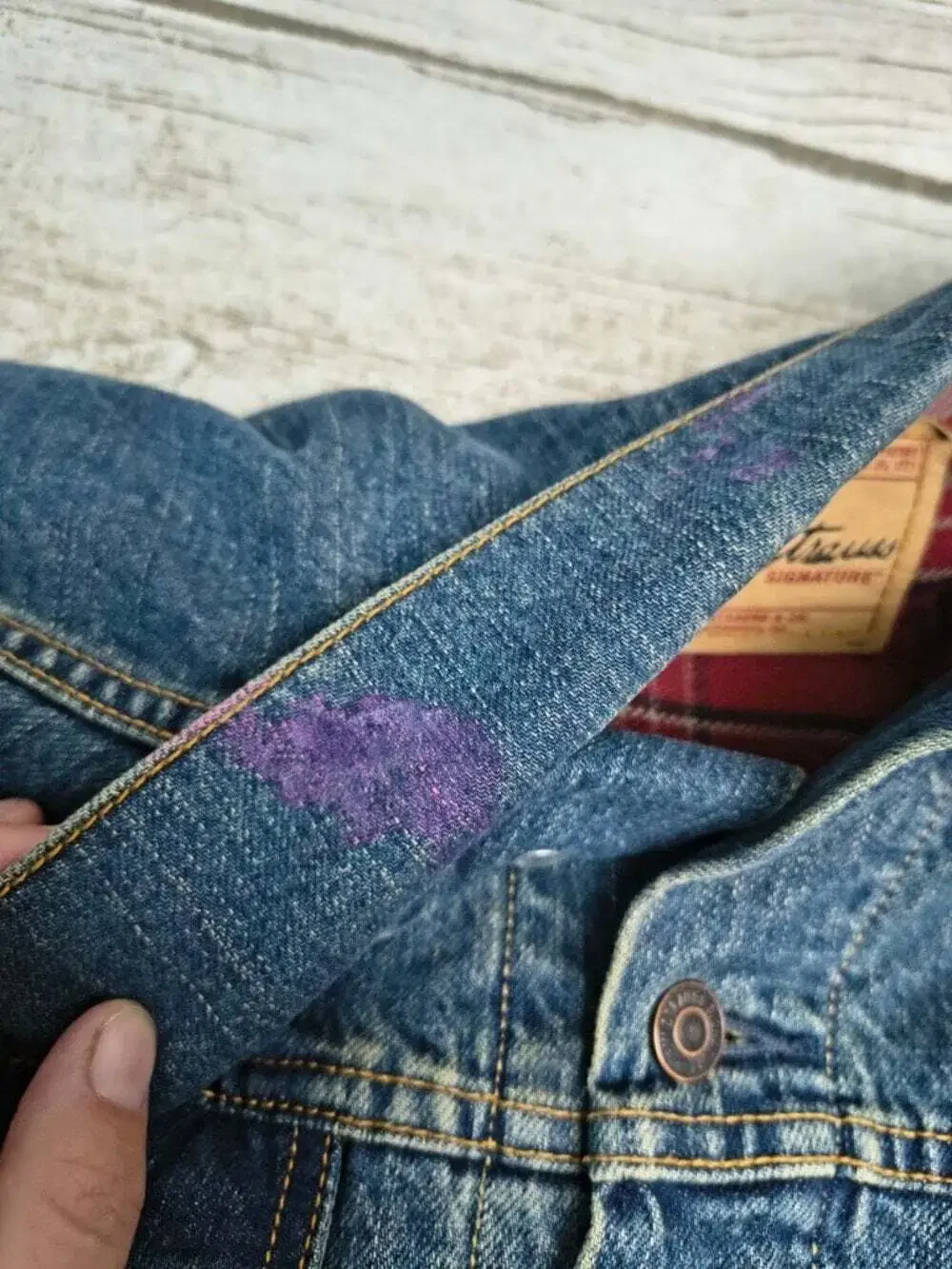 Levi Strauss Flannel Lined Denim Jean Jacket Men